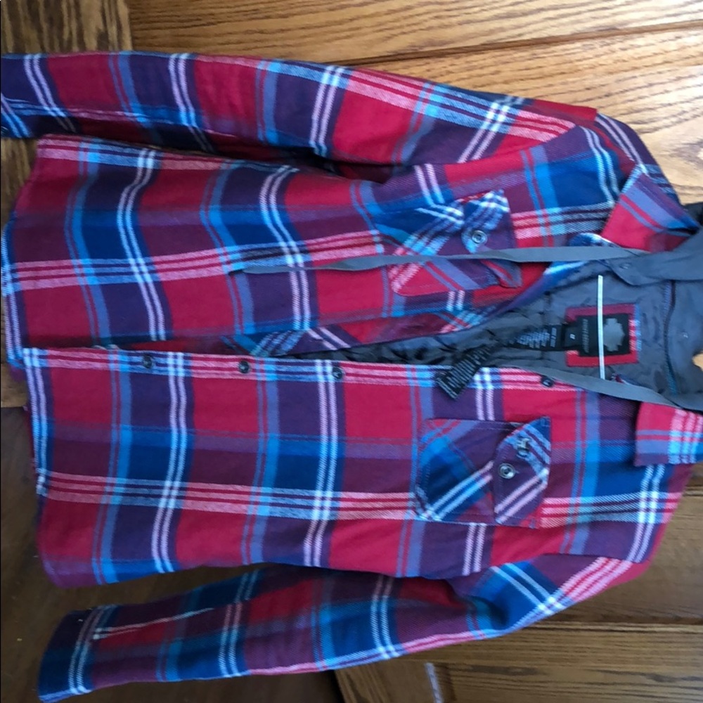 Harley plaid flannel jacket